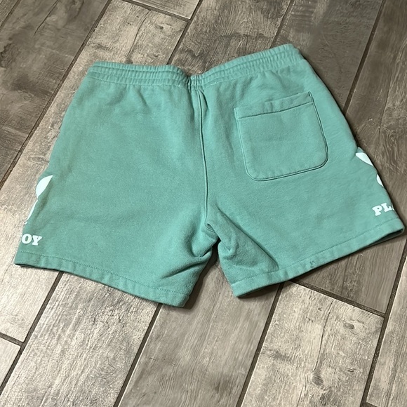 Playboy x Pacsun Aqua Blue Fleece Sweat Shorts Women's Size Small - Picture 5 of 6
